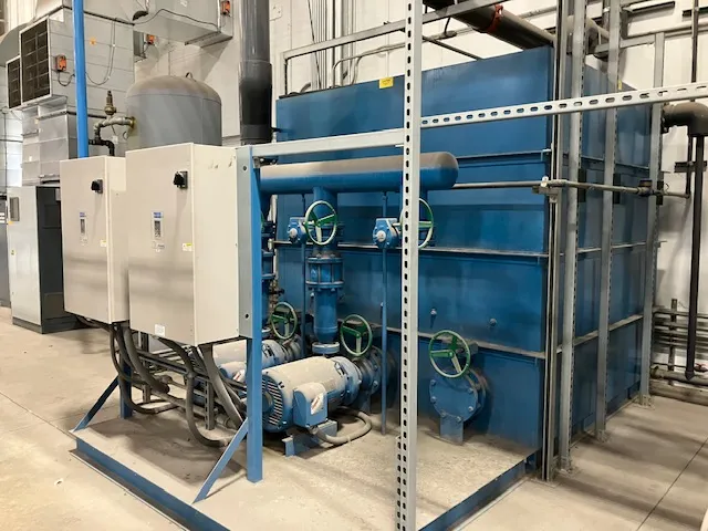 Process - Cooling Towers inside a warehouse