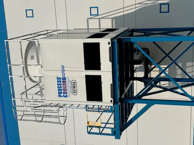 Industrial cooling tower - installed at facility location