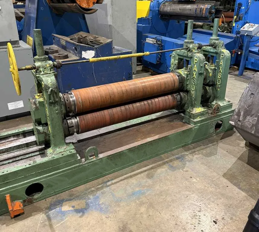 Paxson slitting line - roll stand close-up