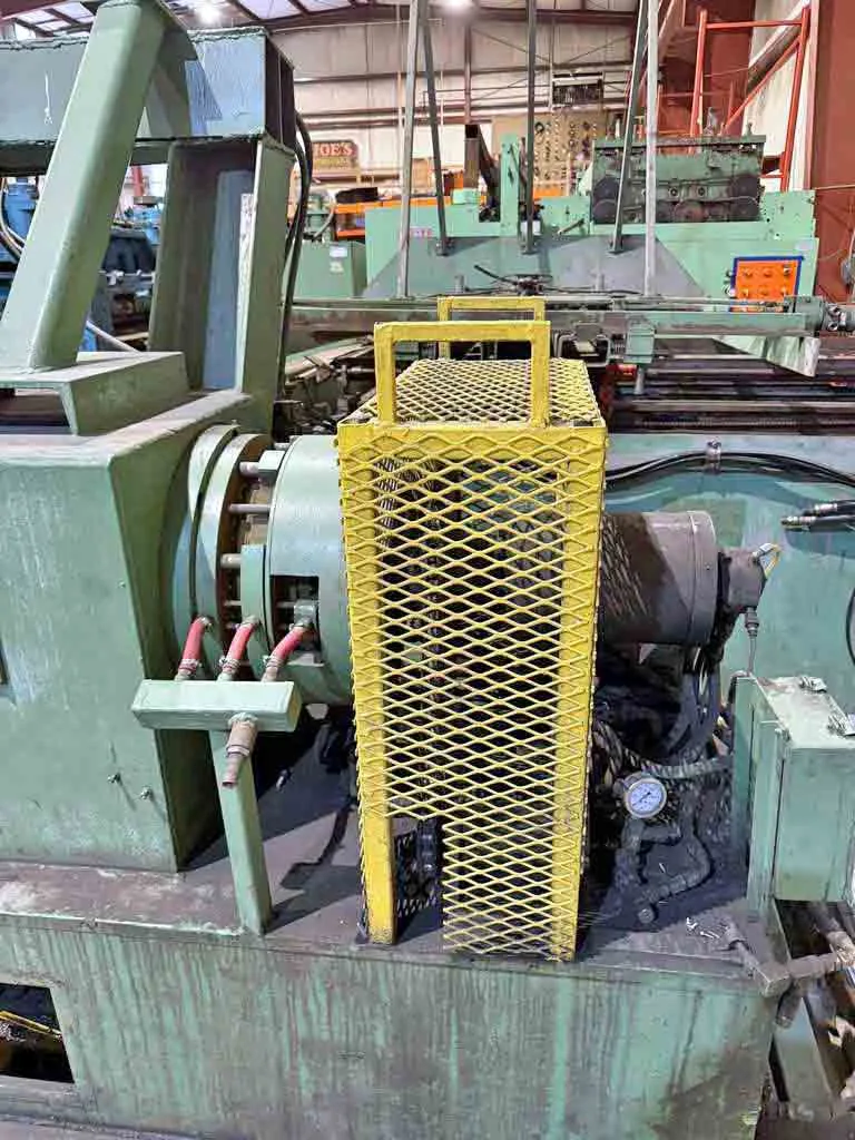 Paxson slitting line - recoiler drum with overarm separator