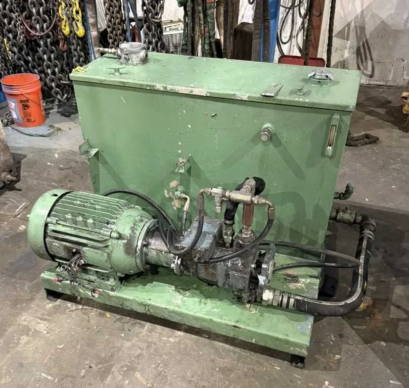 Paxson slitting line - main hydraulic power unit