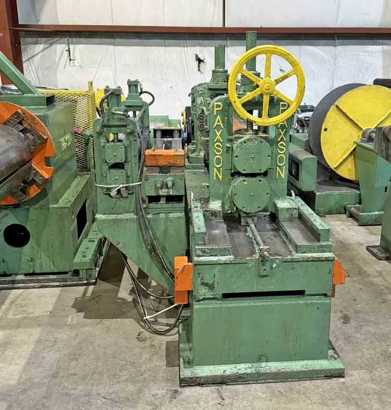 Paxson slitting line - tension stand rolls