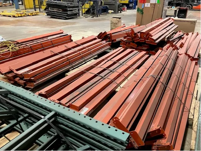 Industrial warehouse racking - heavy duty uprights and beams