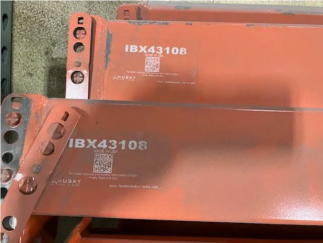 Industrial warehouse racking - installed pallet rack system